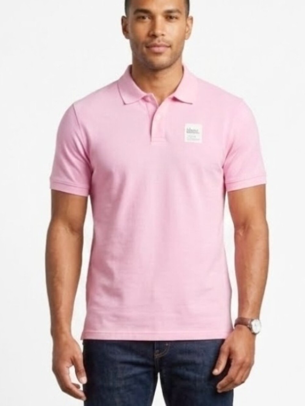 Sonoma Polo Shirt Mens Pique Pink Size L
